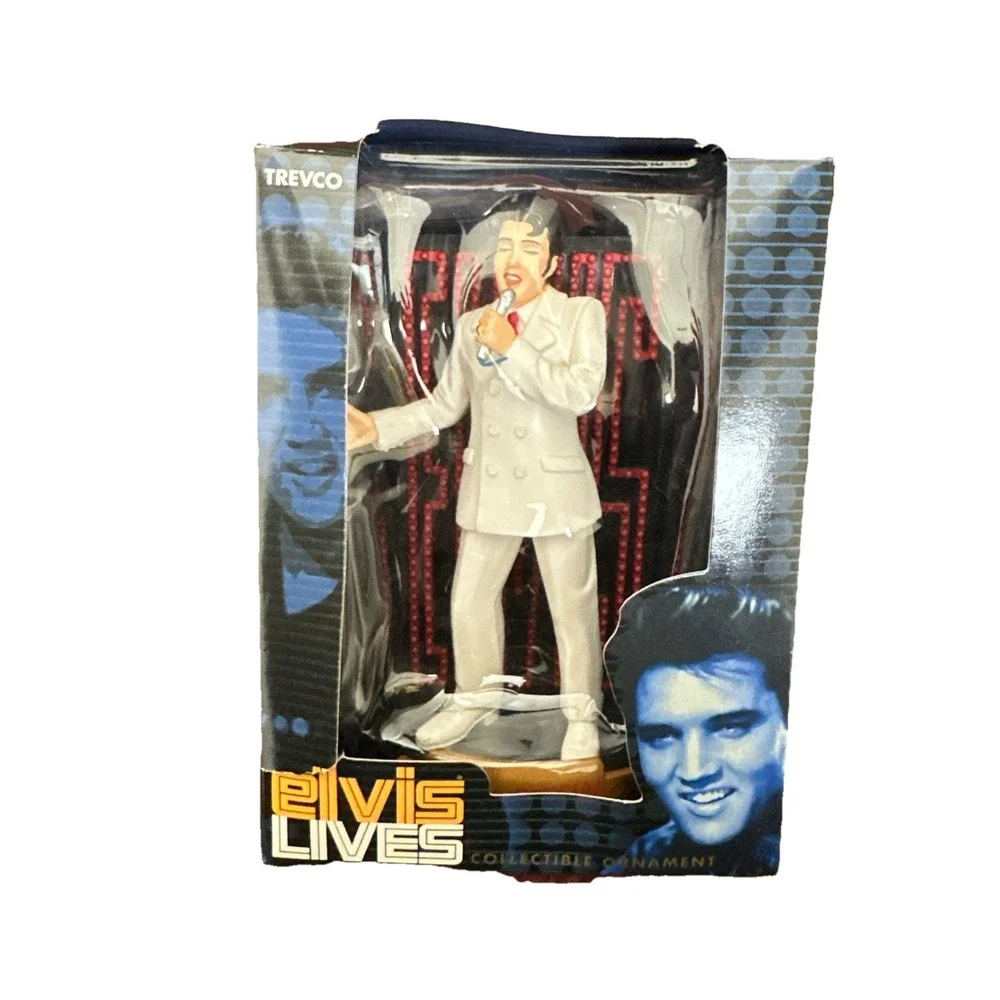 Elvis Lives Collectable Ornaments 68 Special, Jailhouse Rock, American Greet SET